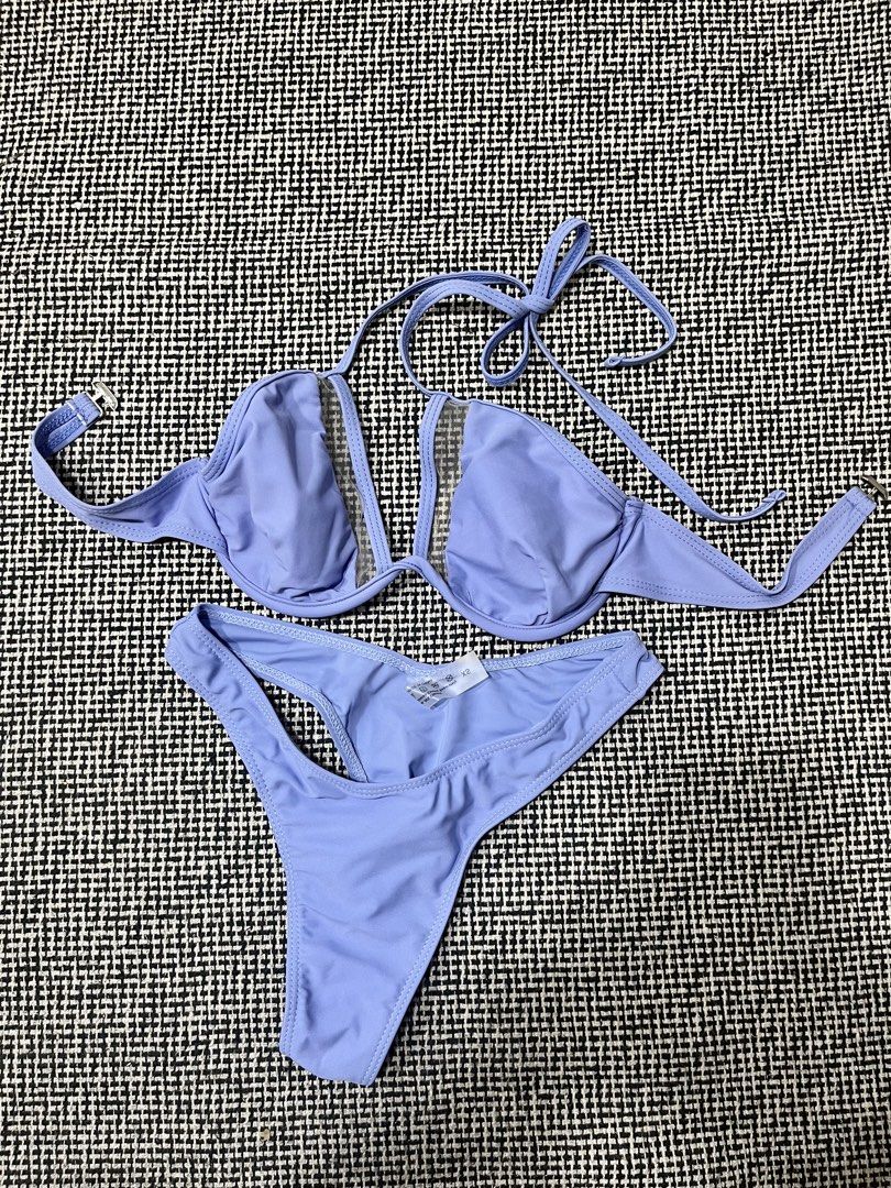 Lilac Bikini Set XS-S with Padding (Category: Bikinis & Swimsuits) located in Manila. Submitted by _ReynGoAway (Listing ID 1464392041, Image 2). Description: - Beautiful lilac bikini set - Comes with padding - Size XS-S - Worn only once, no issues - Pick-up in Makati.