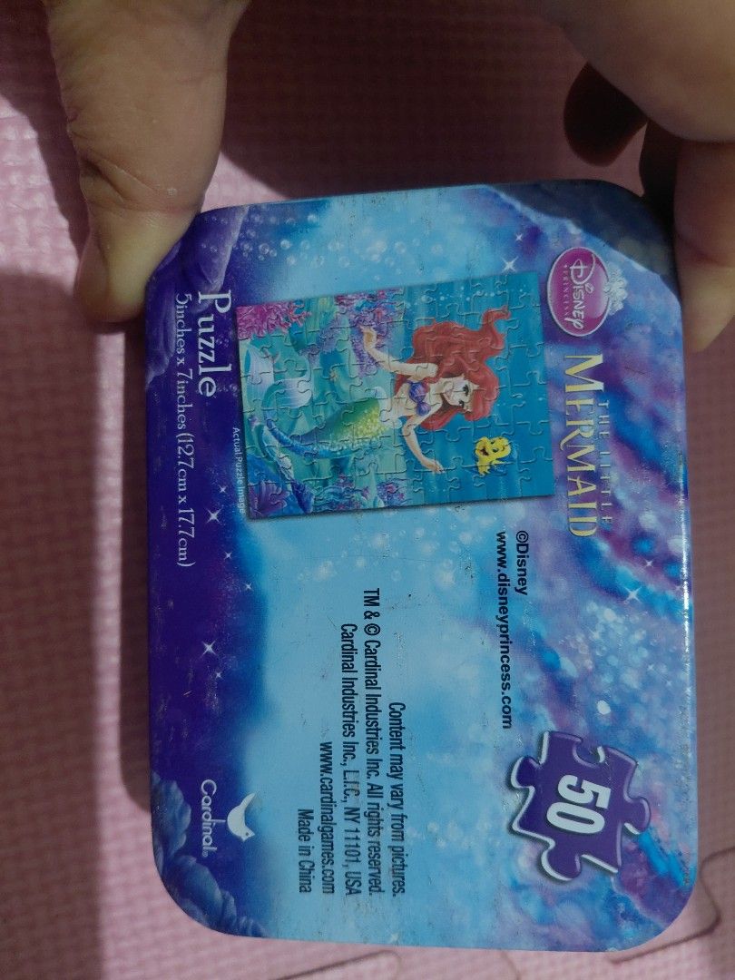 LITTLE NERMAID 50 pc Puzzle DISNEY (Category: Board Games & Puzzles) located in Manila. Submitted by bashamylove0116 (Listing ID 1464487590, Image 2). Description: The Little Mermaid 50 pc. Puzzle DISNEY Great for Little Mermaid and Ariel's fans! Super cute! #thelittlemermaid #disney.