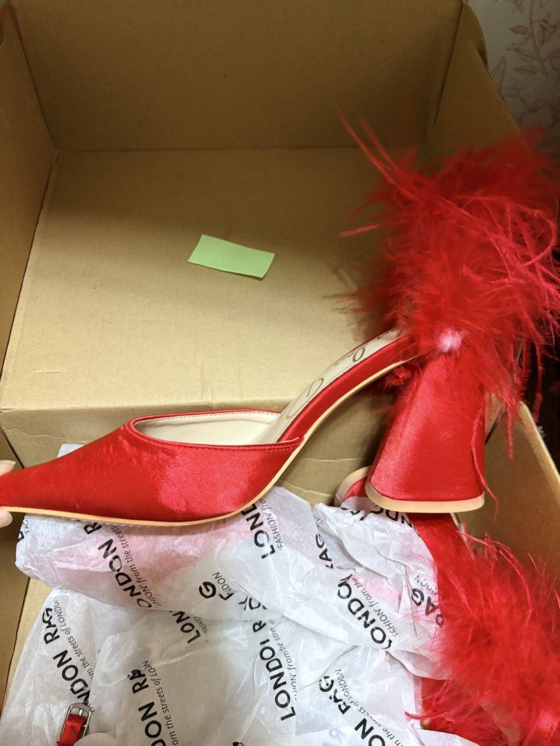 London Rag Palmetta Sandals Red (Category: Heels) located in Guiguinto. Submitted by octowbr (Listing ID 1464402605, Image 3). Description: nwob (new w/o box! never used, size too big) see last pic for box condition, can include for free upon request otherwise will be shipped safely in bubble wrap :) NEGOTIABLE for sure buyers.