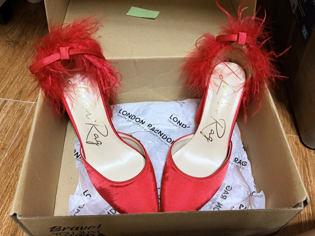 London Rag Palmetta Sandals Red (Category: Heels) located in Guiguinto. Submitted by octowbr (Listing ID 1464402605, Image 2). Description: nwob (new w/o box! never used, size too big) see last pic for box condition, can include for free upon request otherwise will be shipped safely in bubble wrap :) NEGOTIABLE for sure buyers.