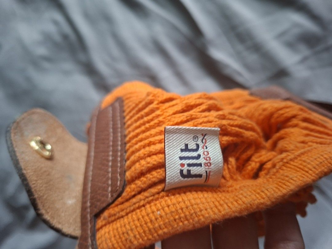 Longchamp Orange Net Bag with Leather Handle (Category: Luxury Bags & Wallets) located in Quezon City. Submitted by apple.ana888 (Listing ID 1464407150, Image 2). Description: - Chic orange net bag - Genuine leather handle and strap - Embossed 'Longchamp' leather tab - Interior 'Filt 1860' tag - Ideal for shopping or beach outings - Lightweight and portable.