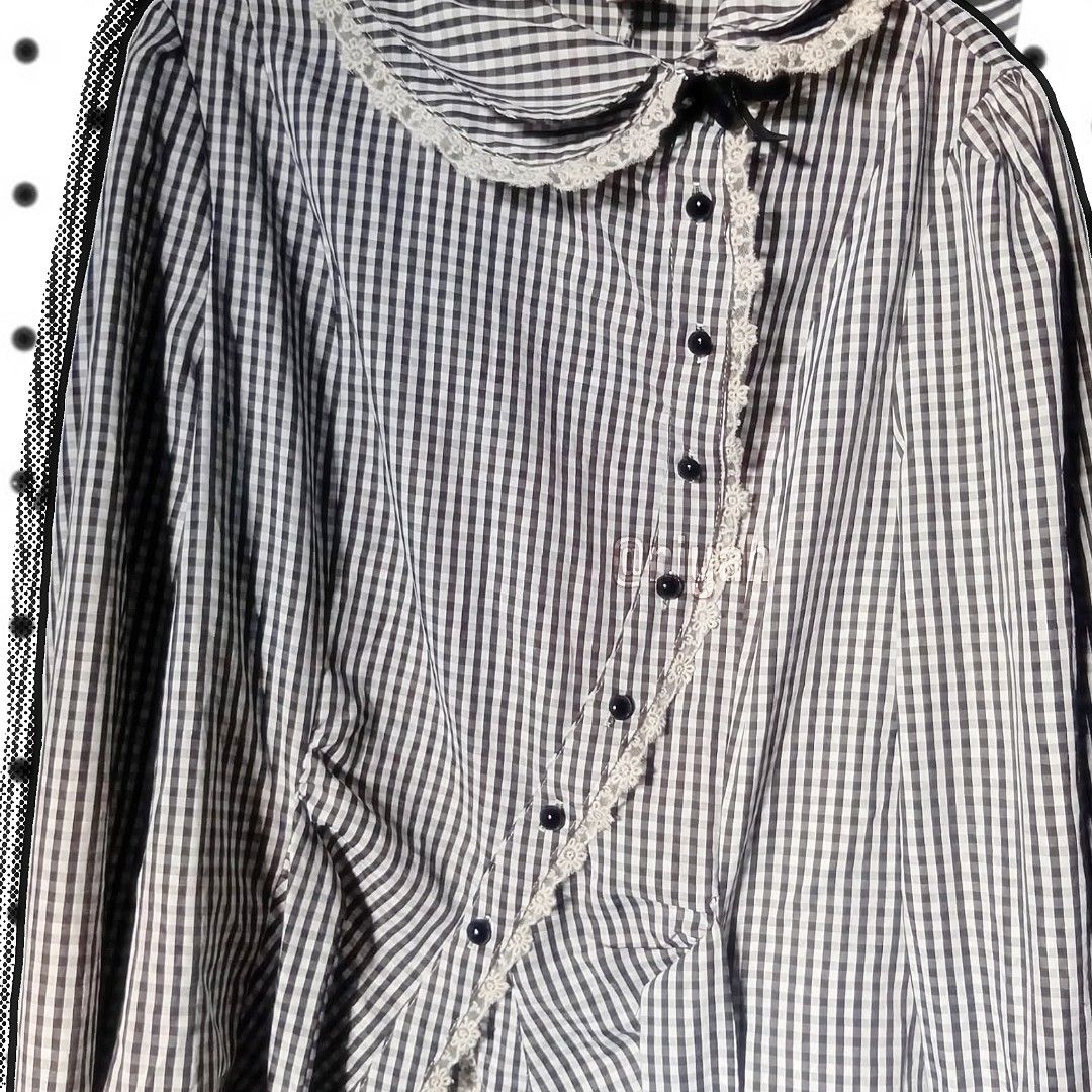 Long-Sleeve Collared Asymmetrical Plaid Top (Category: Longsleeves) located in Santa Cruz. Submitted by niyah_03 (Listing ID 1464504475, Image 3). Description: FOR SALE! Long-Sleeve Collared Asymmetrical Plaid Top xs-m brand: XYGJ mine:399 steal:450 lock:500 ꫂ❁Notes:⋆.˚ ᡣ𐭩 .𖥔˚ ⊹ ࣪ ˖pm for more info ⊹ ࣪ no deleting comments ⊹ ࣪ ˖ If we fail to secure your order, your payment will be refunded. ⊹ ࣪ ˖Non-refundable for secured items if you choose t