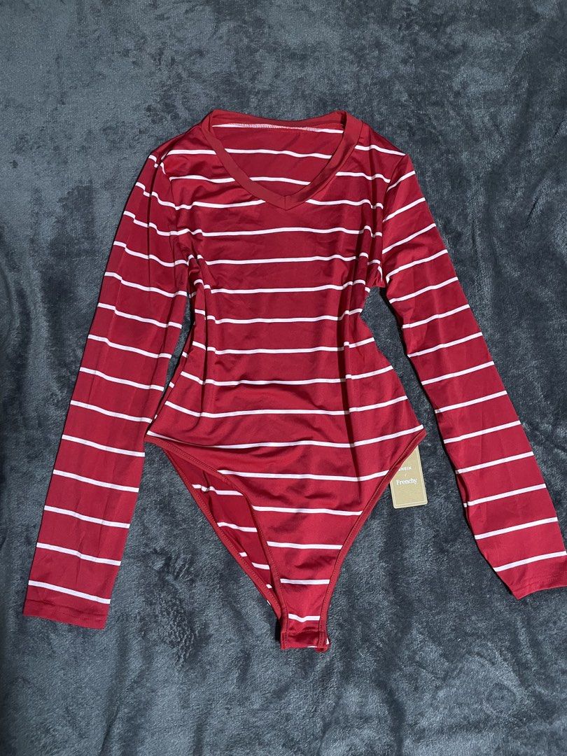 Longsleeve striped Bodysuit (Category: Others Tops) located in Rizal. Submitted by its_meygan (Listing ID 1464556392, Image 1). Description: .