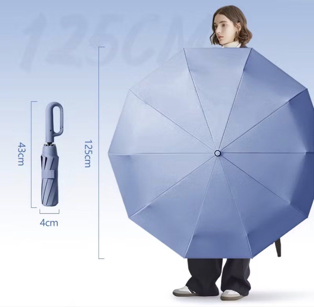 Loop Buckle Automatic Umbrella (Category: Umbrellas) located in Singapore. Submitted by o.rian (Listing ID 1464458413, Image 3). Description: Previously bought too many umbrellas, did not use at all - Super convenient automatic umbrella - Opens and closes with one click - Loop buckle handle for easy carrying - Compact size when folded, fits easily in bags - Available in dark green and beige ($10 Each) for both will be $17 - Great for unexpected r