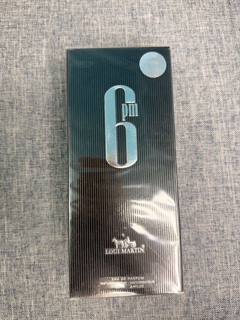LOUi MARTIN 6 PM Eau de Parfum 100ml (Category: Fragrance & Deodorants) located in Paranaque City. Submitted by barbs24 (Listing ID 1464460277, Image 1). Description: - LOUi MARTIN 6 PM Eau de Parfum - 100ml bottle - Natural Spray - Brand new, sealed packaging - Ideal scent for evening wear.