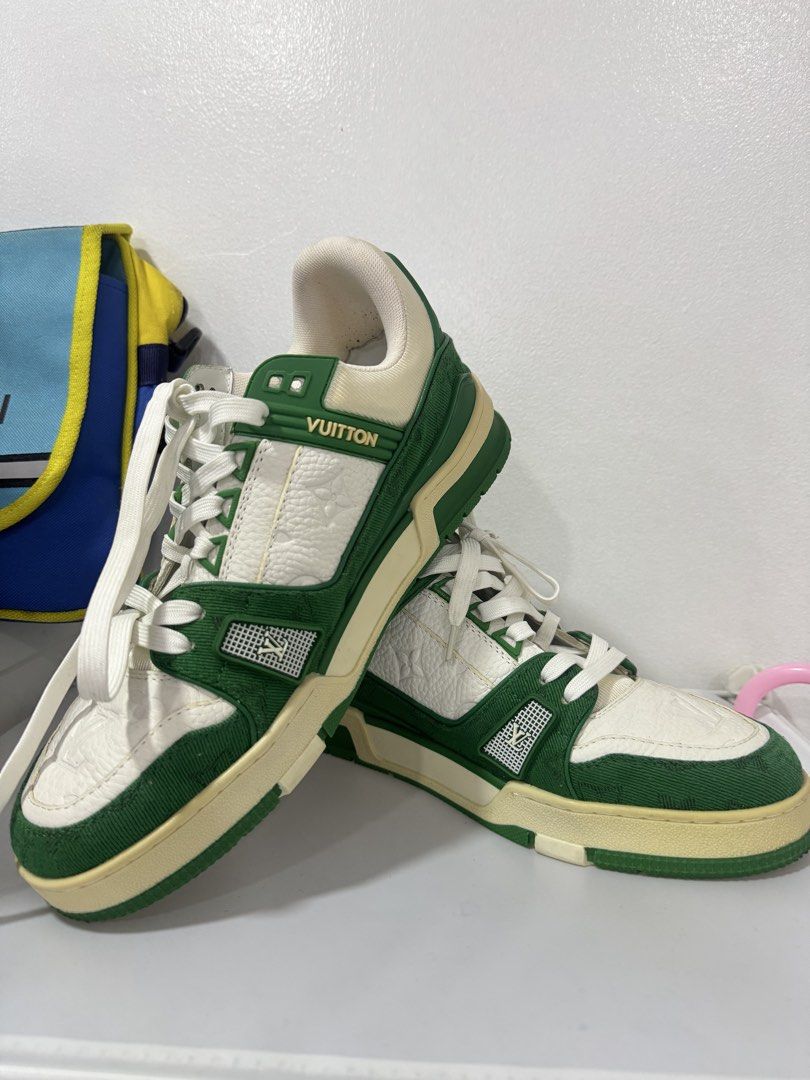 OG Louis Vuitton LV Trainer Sneakers Green White (Category: Sneakers) located in Manila. Submitted by sharry24 (Listing ID 1464547608, Image 1). Description: .