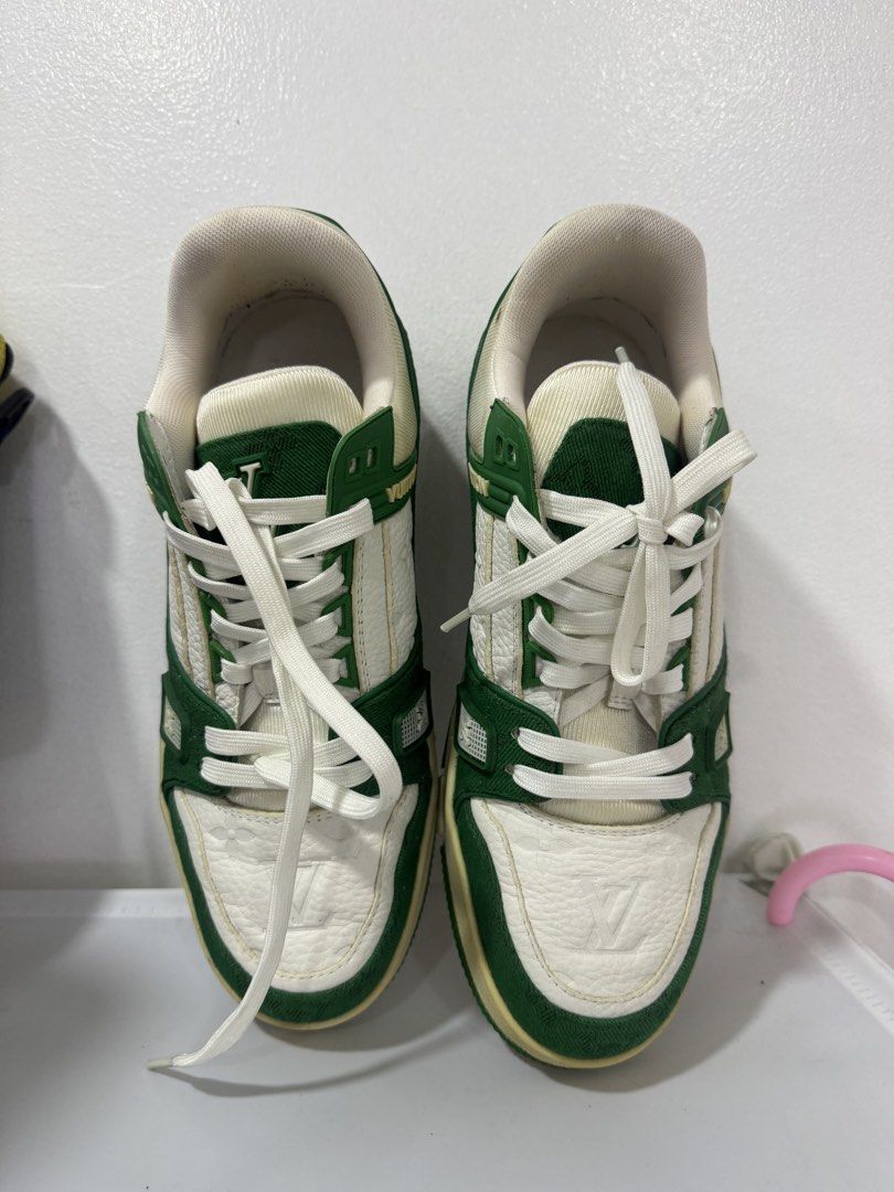 OG Louis Vuitton LV Trainer Sneakers Green White (Category: Sneakers) located in Manila. Submitted by sharry24 (Listing ID 1464547608, Image 3). Description: .