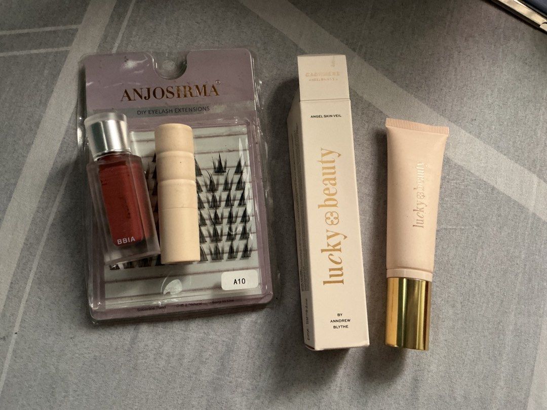 lucky beauty (swatch once) (Category: Makeup) located in Manila. Submitted by wiftyfied (Listing ID 1464417354, Image 1). Description: CASHMERE lucky beauty angel skin veil: 270php (slightly negotiable) 💌 freebies: Anjosirma A10 lashes (5 layers pa hindi bawas) BBIA Last velvet tint Sunnies Face Fluffbalm : perfect nude rfs: not my shade huhu 💘 don’t hesitate to message me pls! 🧾: gcash/maribank 📦: Lalamove 📍: Sampaloc, mnl.