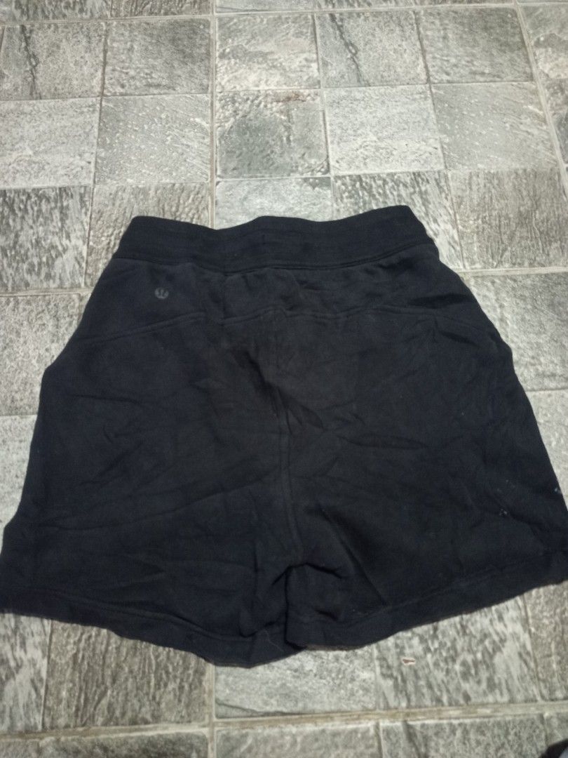 Lululemon Shorts(women) (Category: Shorts) located in Ligao. Submitted by john_thrift (Listing ID 1464375090, Image 2). Description: FS: lululemon shorts(women) Color black Complete tags. Dimes:14x15 fit up to 17 waist Hem:12 Color gray Cut wash tag Dimes:14x15 fit up to 17 waist Hem:12 Washable stain only Same need wash only Can do as pack or split 📩.
