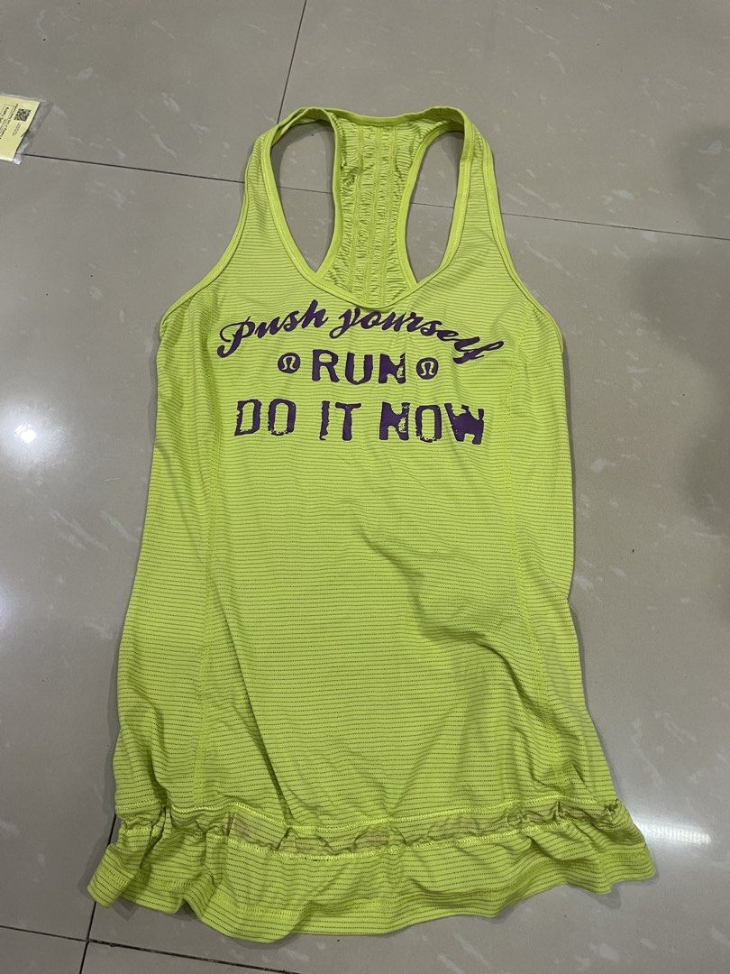 Lululemon top size 4 (Category: Activewear) located in Rizal. Submitted by allenrion (Listing ID 1464448766, Image 3). Description: Preloved lululemon top Size: 4 Price: 270 pesos Disclaimer: No brand affiliation. All items are thrifted and pre-owned. All trademarks, logos, and copyrights belong to their respective owners..