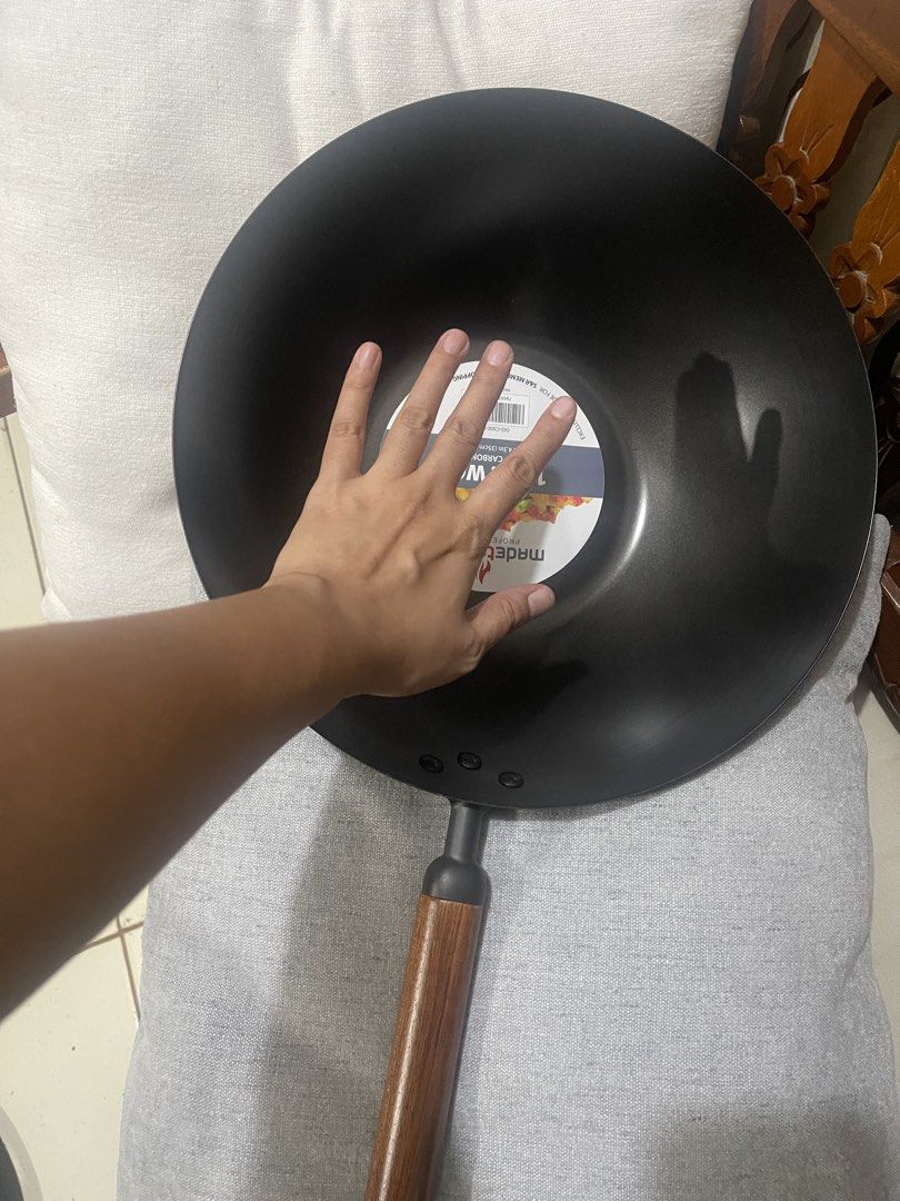 Made to Cook Wok (Category: Cookware & Accessories) located in Cavite. Submitted by lalavs08 (Listing ID 1464381118, Image 3). Description: Made to cook Wok Brand new .