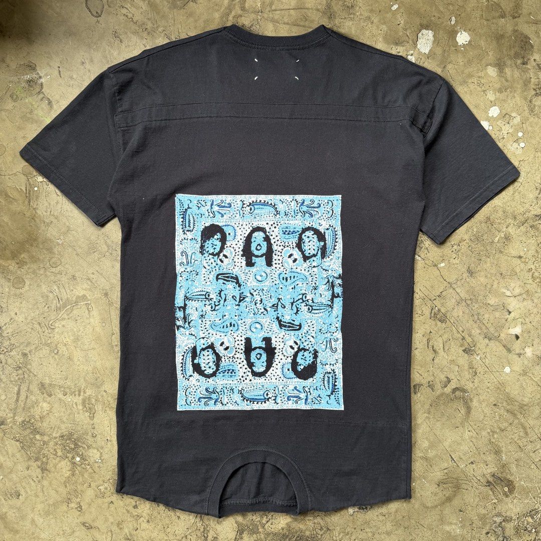 Maison Margiela - 2013 Reconstructed Fireworx Tee (Category: Tshirts & Polo Shirts ) located in Cavite. Submitted by 4118.ph (Listing ID 1464380801, Image 1). Description: Unisex / Free Size Fits M-L 9/10 condition, Minor crack on print Width 20” Length 31”.