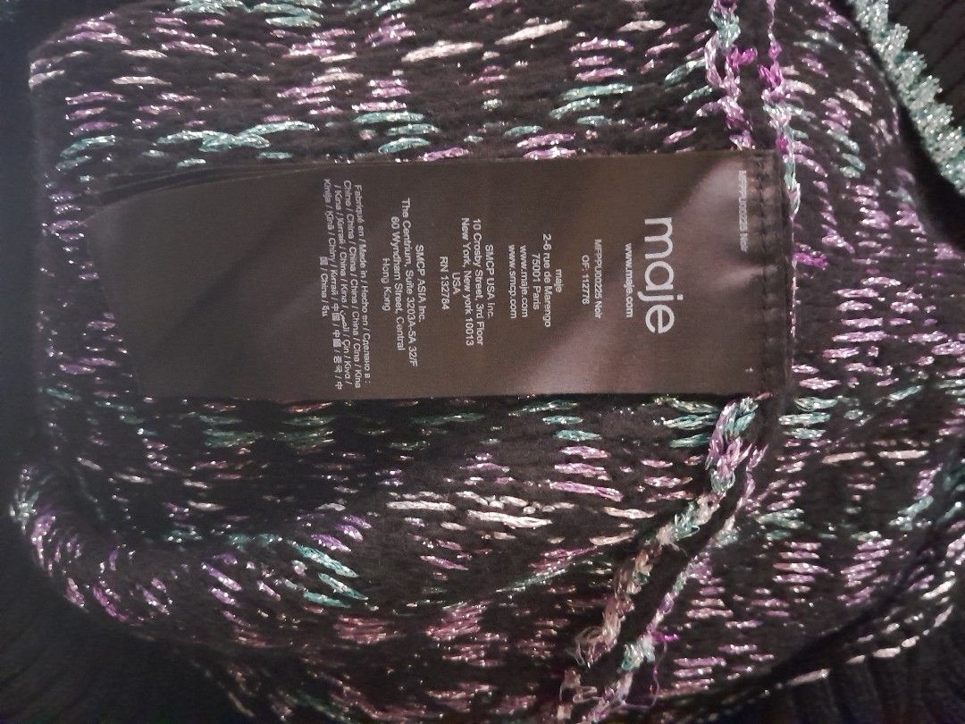 Maje longsleeves blouse medium (Category: Blouses) located in Quezon City. Submitted by tchalamett (Listing ID 1464367109, Image 3). Description: maje longsleeves blouse medium authentic 8/10 condition.