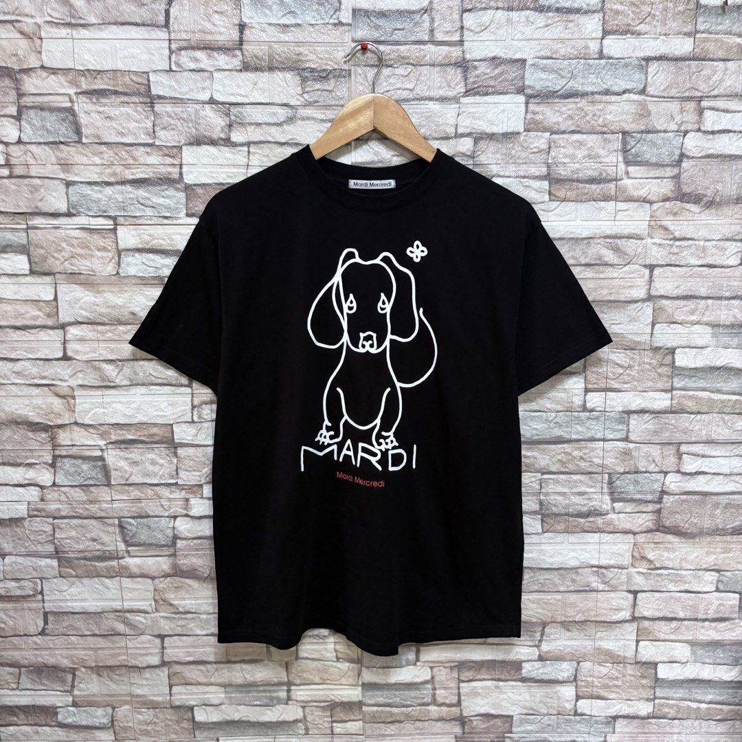 Mardi Mercredi Ddanji CH.2 tee (Category: Luxury Apparel) located in Bacolod City. Submitted by treasurehuntsv2 (Listing ID 1464509050, Image 1). Description: Mardi Mercredi Ddanji CH.2 tee Condition – excellent Color Rate –9.5/10 Flaws – None ✅ Size: Dimensions: Width – 21 Length –27.5 .