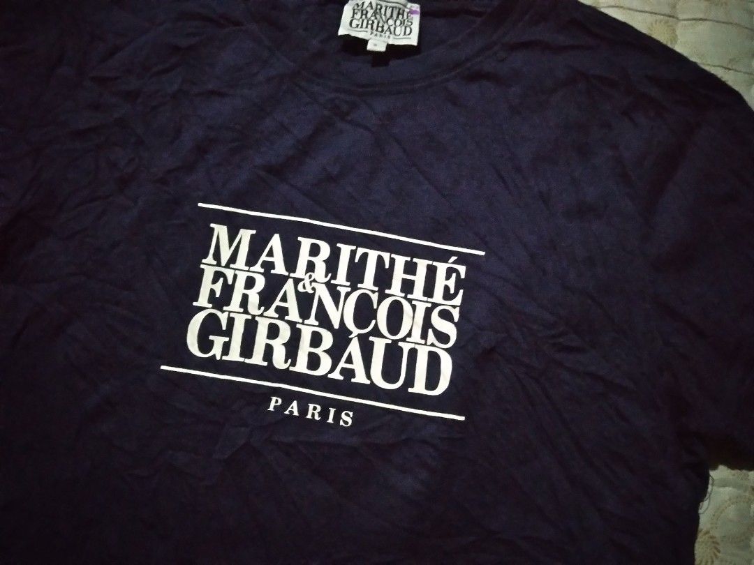 Marithe Francois Girbaud Crop T-shirt (Category: Shirts) located in Zamboanga. Submitted by zhumhazhav (Listing ID 1464531983, Image 2). Description: Excellent condition Color rate 10/10 Size small on tag Dimes 17x18 Presentable,no issue Check all photos for details 550+shipping fee.