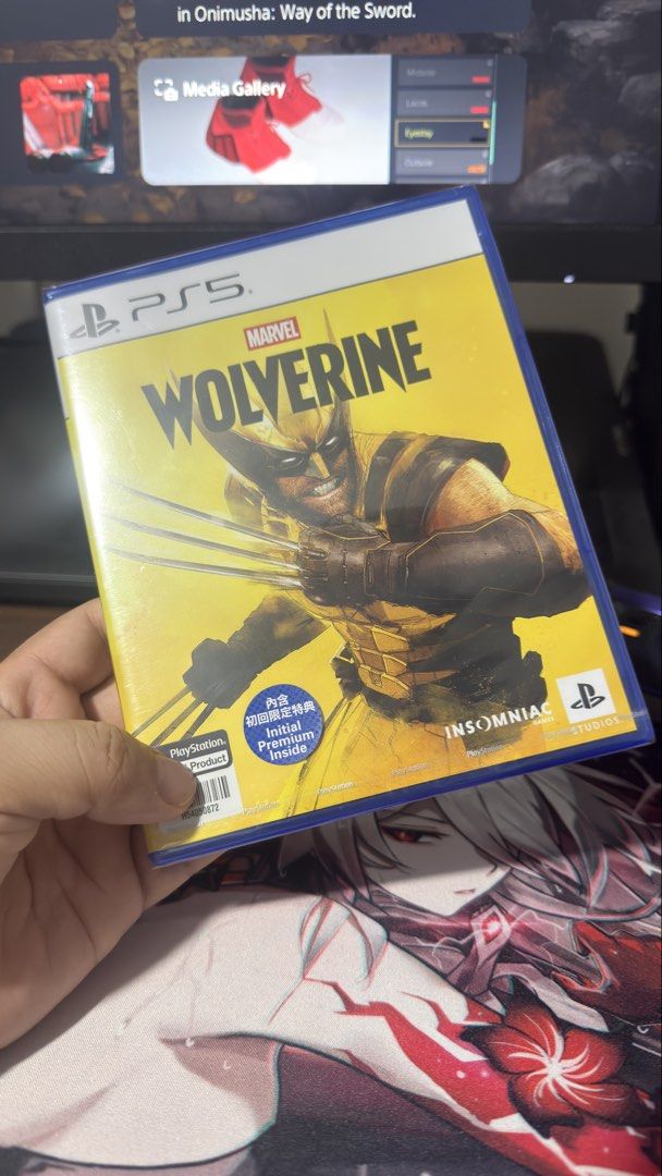 Marvel Wolverine PS5 Game - Initial Premium Inside (Category: PlayStation) located in Paranaque City. Submitted by frey21 (Listing ID 1464417848, Image 1). Description: Marvel Wolverine for PS5 (unused codes) Great for Marvel and Wolverine fans Mint condition.