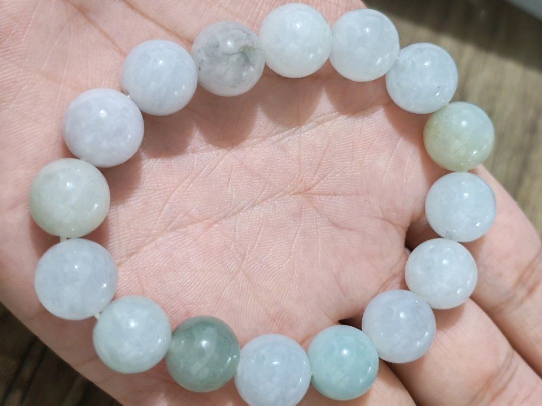 Men Jadeite Bracelet (Category: Jewelry) located in Bacoor. Submitted by jadeitemaster (Listing ID 1464472388, Image 1). Description: Type A, with certificate. Only one. Semi Icyy This one looks so nice on your wrist! Can combine with blavk bracelet. White, Tea, light green hue. Authentic jadeite from direct Jadeite office in China. This quality not so easy to find in the philippines. For money growth, protection from evil, boosting luck, fashion