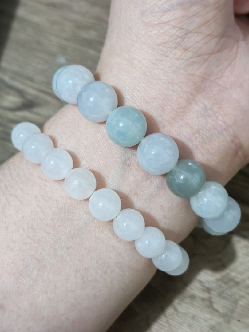 Men Jadeite Bracelet (Category: Jewelry) located in Bacoor. Submitted by jadeitemaster (Listing ID 1464472388, Image 3). Description: Type A, with certificate. Only one. Semi Icyy This one looks so nice on your wrist! Can combine with blavk bracelet. White, Tea, light green hue. Authentic jadeite from direct Jadeite office in China. This quality not so easy to find in the philippines. For money growth, protection from evil, boosting luck, fashion