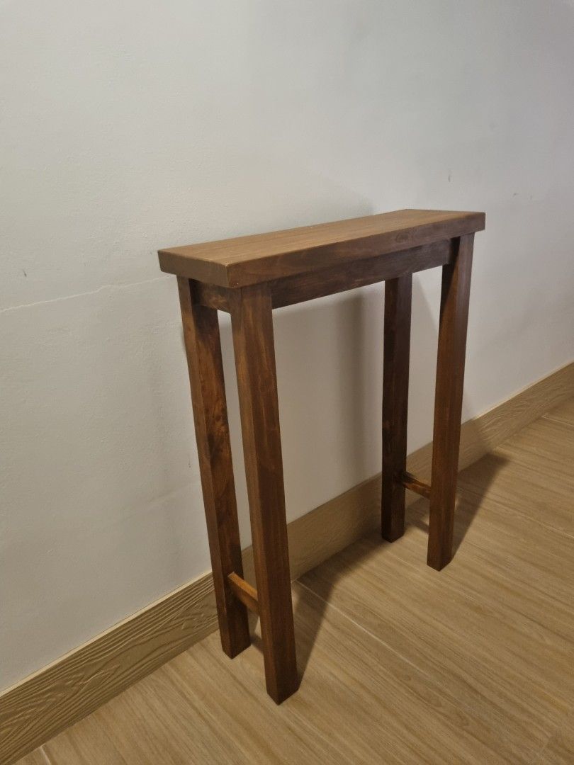 Mini Console Table (Category: Tables & Sets) located in Quezon City. Submitted by rusticwood8 (Listing ID 1461812195, Image 2). Description: 8x24x32 solid wood.