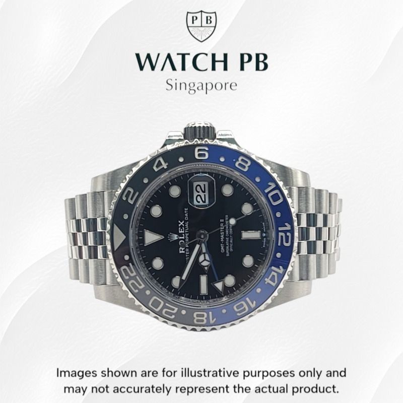 Mint 2020/11 Rolex GMT-Master II "Batgirl" - 126710BLNR Jubilee PB1698 (Category: Watches) located in Singapore. Submitted by watch_playboy (Listing ID 1464442763, Image 1). Description: Brand: Rolex Model: 126710BLNR Jubilee Condition: Mint Dial: Black Case Diameter: 40 mm Material: Stainless Steel Original box: Yes Original cert/papers: Yes ( with White Tag) Dated: 2020/11 Warranty: In-shop warranty for 6 months from the date of purchase In-Sto