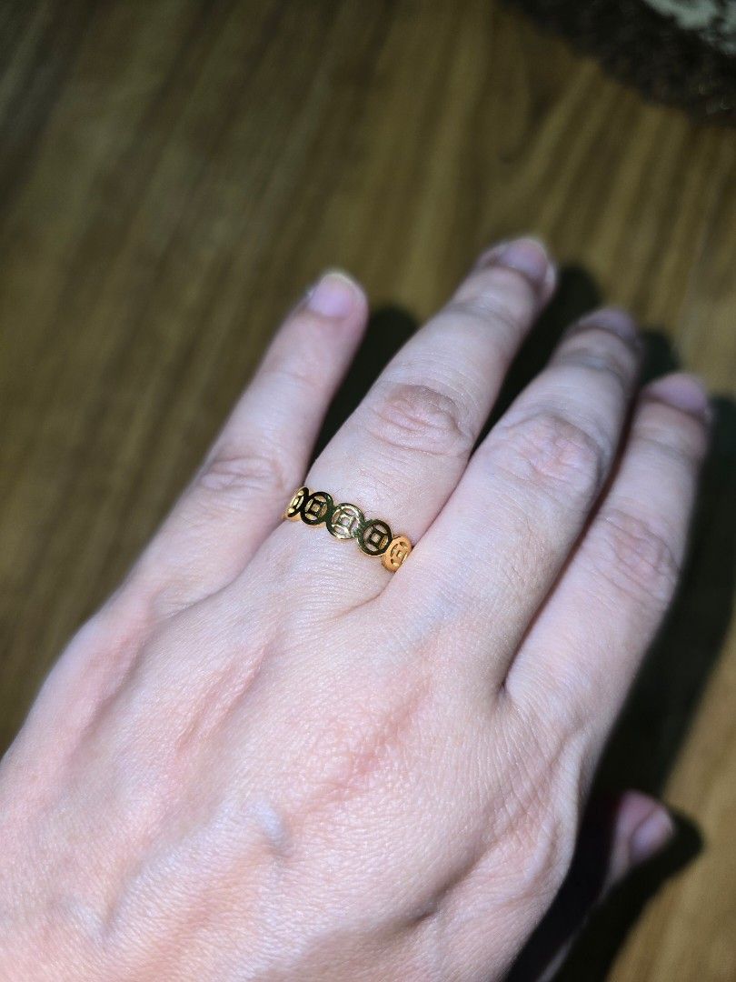 Money Coin ring (Category: Rings) located in Santa Rosa. Submitted by crystal1.0 (Listing ID 1464374216, Image 2). Description: 2pcs available in size 6 and 7. Stainless steel. non tarnish.