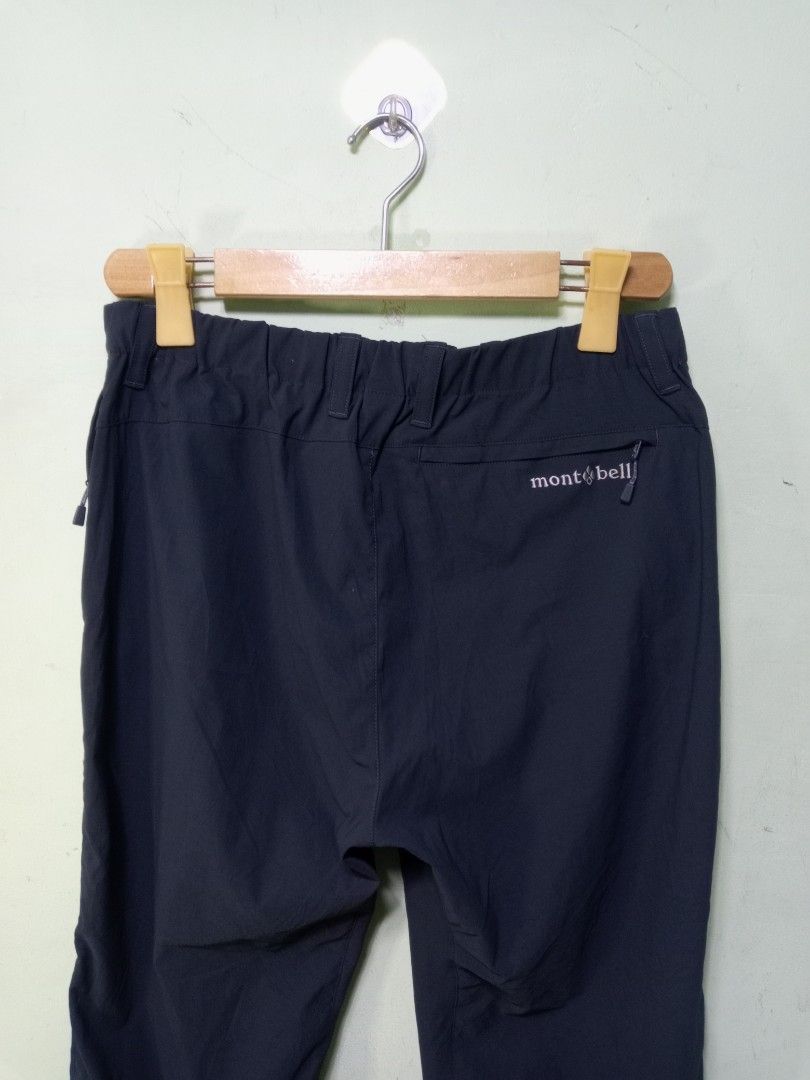 Mont Bell Hiking Pants Size M (Category: Trousers) located in Manila. Submitted by onewikstraight (Listing ID 1464566228, Image 2). Description: - Brand: Mont Bell - Color: Navy Blue - Size: Medium (M) 32 to 34W - Features: Elastic waistband, belt loops, 2 zippered back pockets, button closure - Ideal for: Outdoor activities, hiking - Origin: Made in Vietnam 1350+sf pm 📨📥.