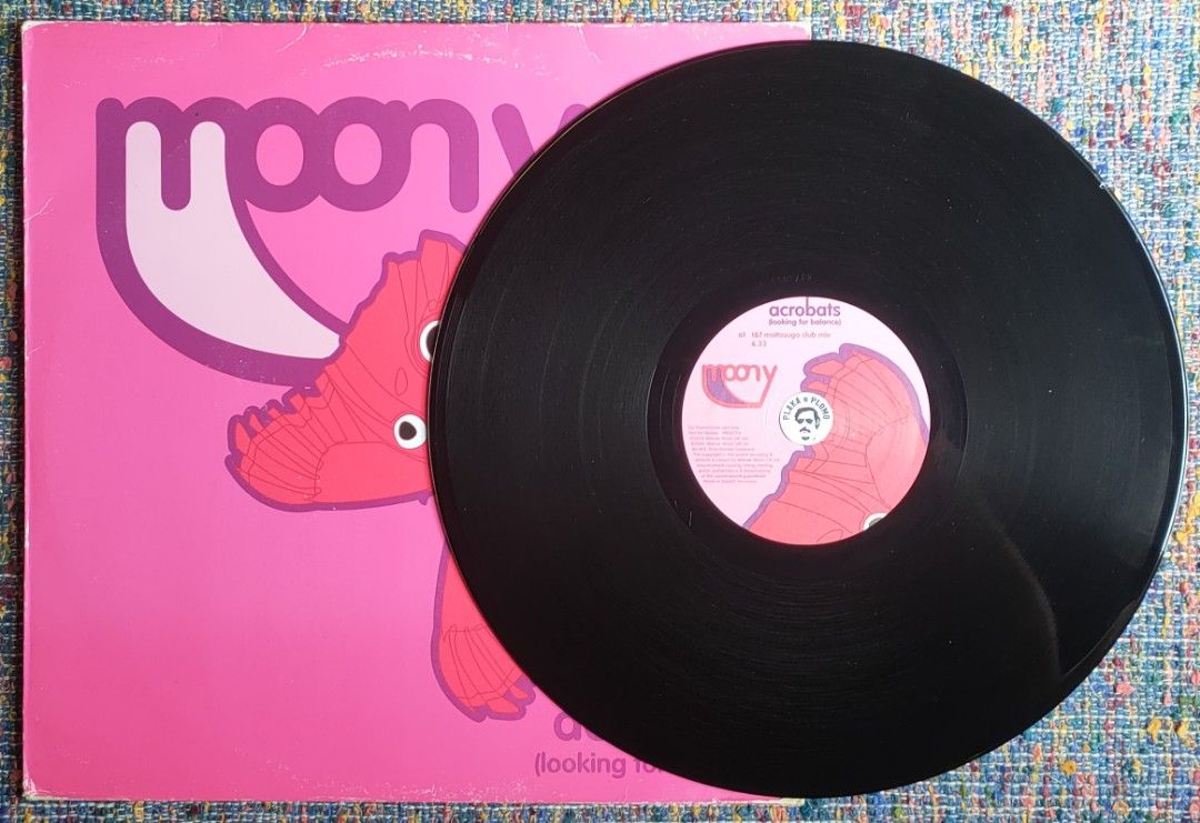 Moony - Acrobats (Looking For Balance) 2x12" Vinyl Record (Category: Vinyls) located in Quezon City. Submitted by plaka.o.plomo (Listing ID 1464435716, Image 3). Description: Artist(s) : Moony Song(s) : Acrobats (Looking For Balance) Year : 2003 Media : VG+ Color : Black Sleeve : VG+ No. : 2x Vinyl Size : 12" RPM : 45 Country : Germany Catalog No. : PR03796 Tracklist : - Side A 1. t&f moltosugo club mix 6:33 - Side B 1. tommy vee "patu" dub mix 6