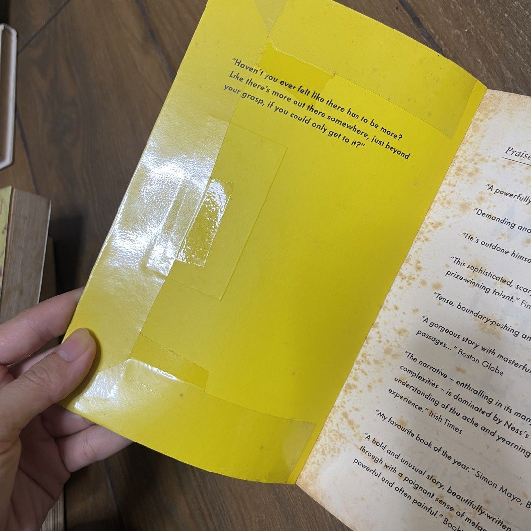 More than This by Patrick Ness (Category: Storybooks) located in Quezon City. Submitted by julia_ppp (Listing ID 1464468406, Image 3). Description: note: i plastic wrapped this! cover is in great condition ( it's one of my fave books ).