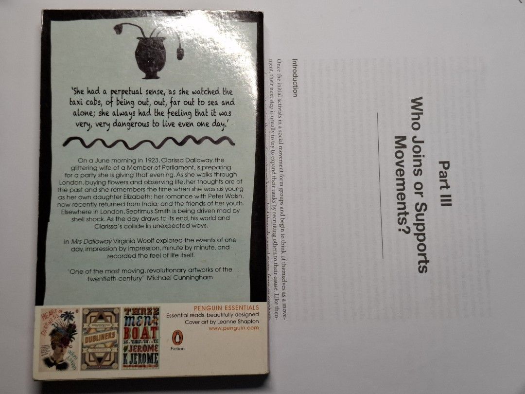 Mrs. Dalloway (Category: Storybooks) located in Manila. Submitted by tqilamckngbrd (Listing ID 1464488513, Image 2). Description: Virginia Woolf Preloved Paperback MOD: J&T only. MOP: GCash Shipping covered by buyer. Shipping only during weekends.