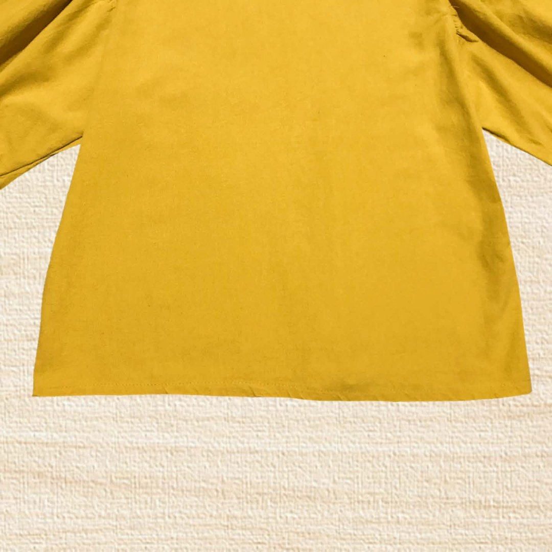 Mustard Yellow Puff Sleeve Top (Category: Blouses) located in Manila. Submitted by junebugexpress (Listing ID 1464518781, Image 3). Description: Unused, like new! This item is fitted on a dress form/mannequin. Standard size of dress form is small. 🌪️ MEASUREMENT 🌪️ Small-Medium Length: 20* Width: 19* Pit-to-pit: 19* *measured in inches *measured while laid flat.
