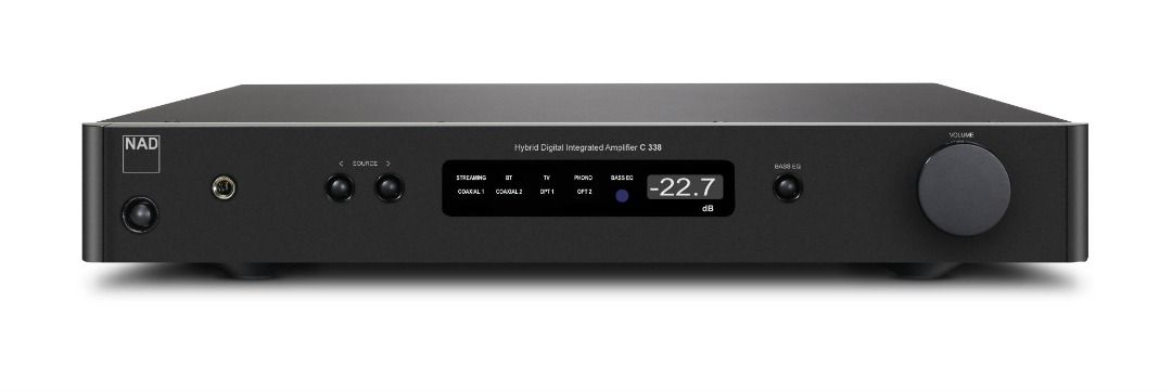 NAD C 338 Integrated Amplifier (Category: Soundbars, Speakers & Amplifiers) located in Quezon City. Submitted by nicelydonemla168 (Listing ID 1464396516, Image 2). Description: NAD C 338 Integrated Amplifier The NAD C 338 is a versatile 50W-per-channel integrated amplifier designed for clean, detailed, and engaging sound. With built-in streaming and modern connectivity, it is a practical choice for a high-quality stereo audio setup without compro