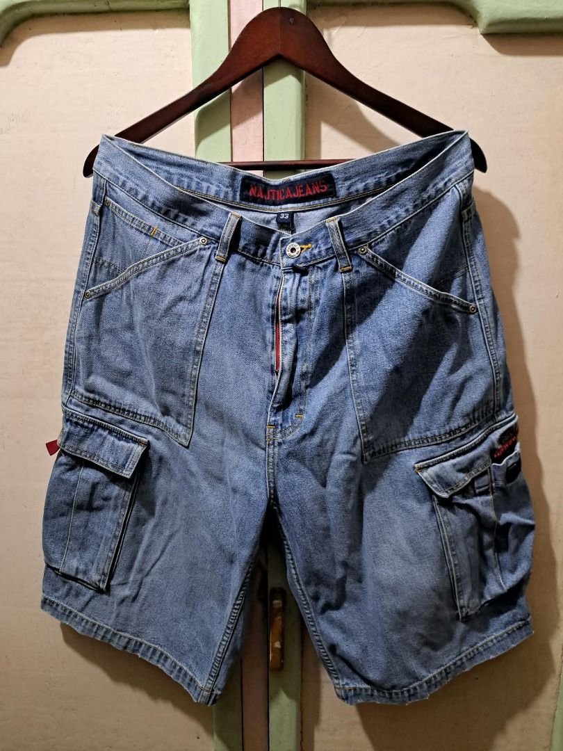 Nautica Cargo Jorts (Category: Shorts) located in Baguio. Submitted by 808sxul (Listing ID 1464483479, Image 1). Description: tagged 33, measured 34 17 waist 24 length 13 thigh 12 hem.