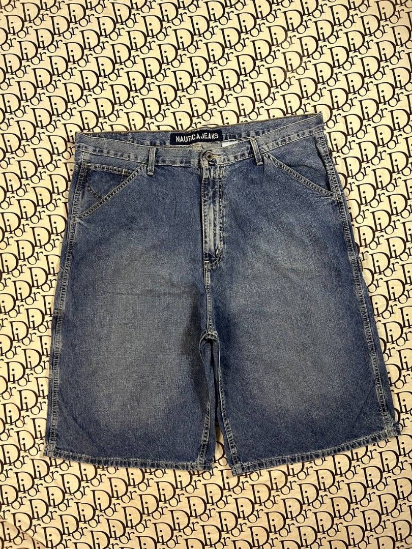 NAUTICA JEANS CARPENTER JORTS (Category: Shorts) located in Manila. Submitted by temetrius_husslin (Listing ID 1464449554, Image 1). Description: BRAND: NAUTICA JEANS CARPENTER JORTS SIZE: W-40/L-28/T-15/LO-15 OVERALL CONDITION: EXCELLENT ISSUE: FADED TABS COLOR RATE: 10/10 📩 DM FOR INQUIRIES AND FOR MORE DETAILS! ACT FAST! ONCE SOLD, GONE FOREVER. 🚚 Delivery: J&T Express 💳 Payment : GCash.