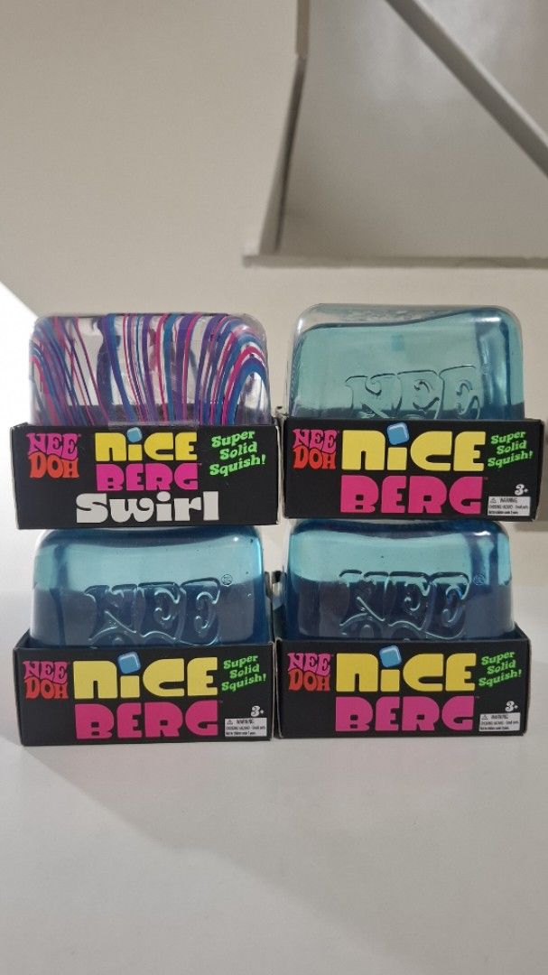 NeeDoh Nice Berg - Blue (Category: Kids Toys) located in Pasay City. Submitted by mshannahpi (Listing ID 1464456781, Image 2). Description: NeeDoh Nice Berg - Super solid and squishy texture - Perfect for fidgeting and stress relief - Enjoyable for both kids and adults Also NeeDoh Nice Berg Swirl available for 4250.