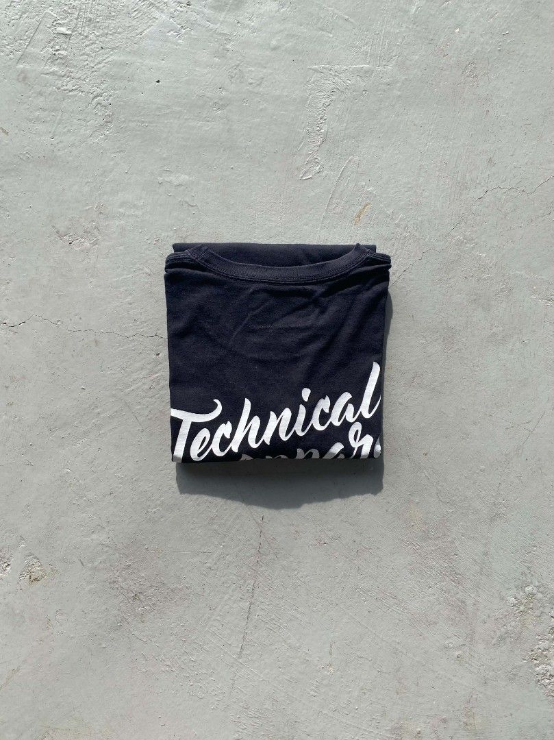 Neighborhood Technical Apparel Tee Shirt (Category: Tshirts & Polo Shirts ) located in Marikina City. Submitted by mar_tthrift (Listing ID 1464470493, Image 1). Description: Measurements: ‎Size: Small ‎Width: 19 inches ‎Length: 25 inches ‎ ‎Description: ‎Great condition / Minor cracked prints & Minor fades issue. Color may vary due to lighting. ‎DM for more details / Strictly No deleting comments..