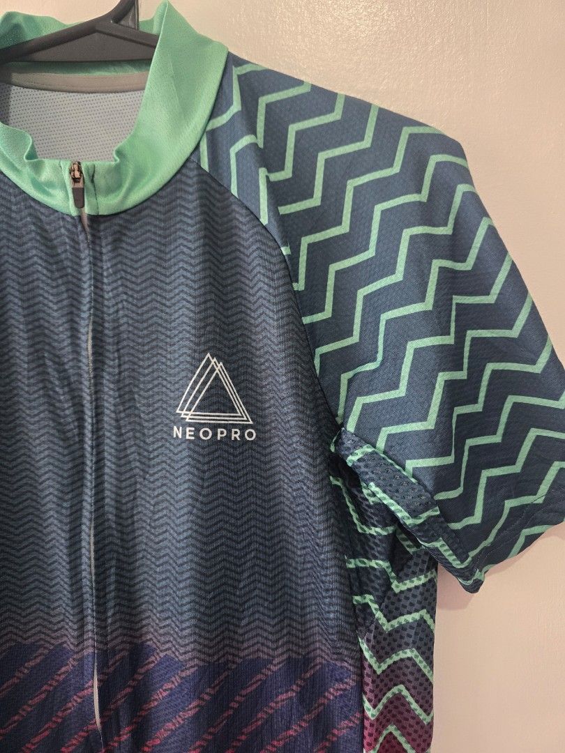 Neopro Cycling Jersey (Category: Activewear) located in Abuyog. Submitted by rmrtabs (Listing ID 1464412228, Image 3). Description: Neopro cycling jersey Size small to Semi medium Pro fit Color may vary due to lighting. Item is in Abuyog and Tacloban. Shipping is available via j&t. Note: All jerseys are pre-owned. Please expect normal signs of use and minor wear. Any significant flaws or issues will be clearly stated in the item's description. Th