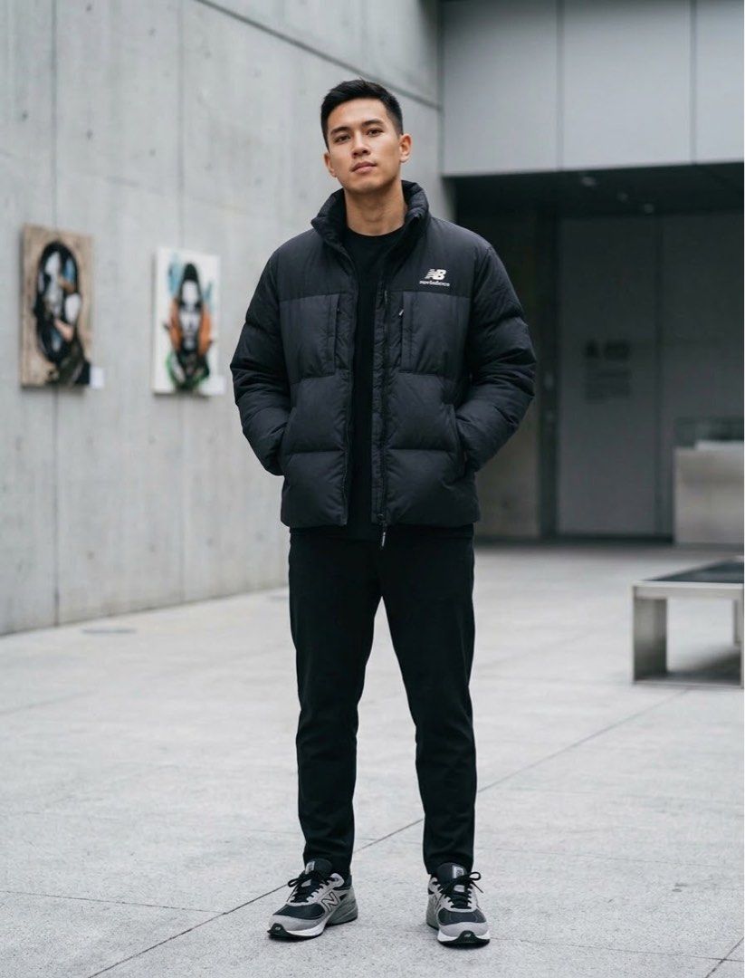 New Balance puffer jacket (Category: Coats, Jackets and Outerwear) located in Daraga. Submitted by cariboy_1125 (Listing ID 1464501713, Image 1). Description: L on tag 24x28 via tape measure Excellent.