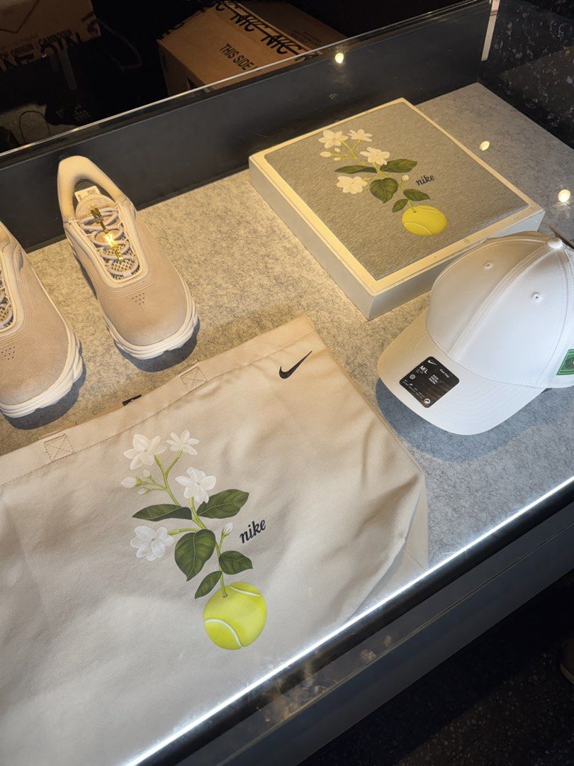 Nike Alex Eala Collection Pasabuy (Category: Tshirts & Polo Shirts ) located in Manila. Submitted by d_clutter_ (Listing ID 1464432368, Image 1). Description: Open for pasabuy. Prices: Tote bag - ₱1695 Shirt - ₱1495 Cap - ₱995 Plus pasabuy fee of ₱550 Limited designs and sizes available. .