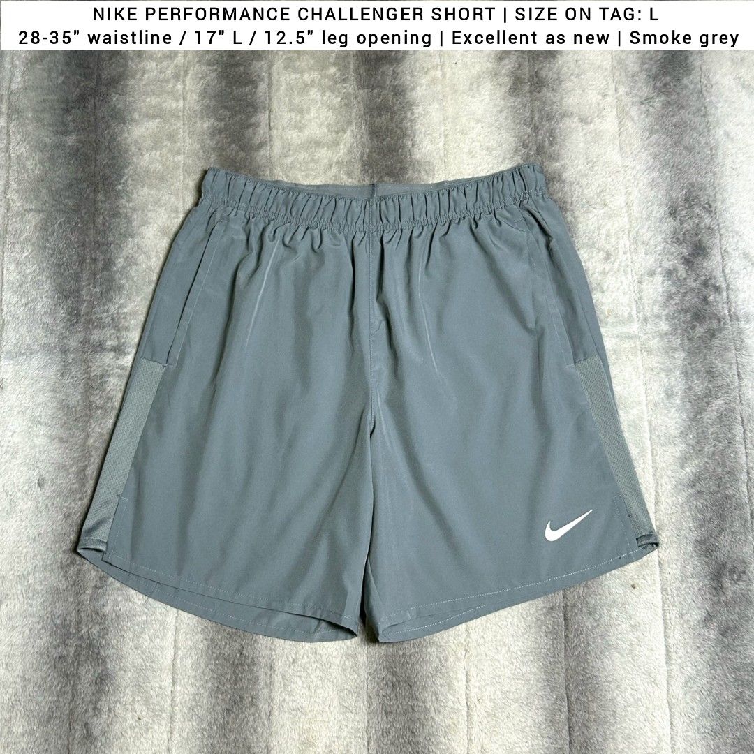 Nike Challenger Running Short Smoke Grey (Category: Shorts) located in Goa. Submitted by thrift_stylebychristella (Listing ID 1464387991, Image 2). Description: 🛍️650 + SF PAYMENT FIRST VIA GCASH ONLY NO COD 🔹Location: Goa, Camarines Sur 🔹Shipping nationwide via J&T express.