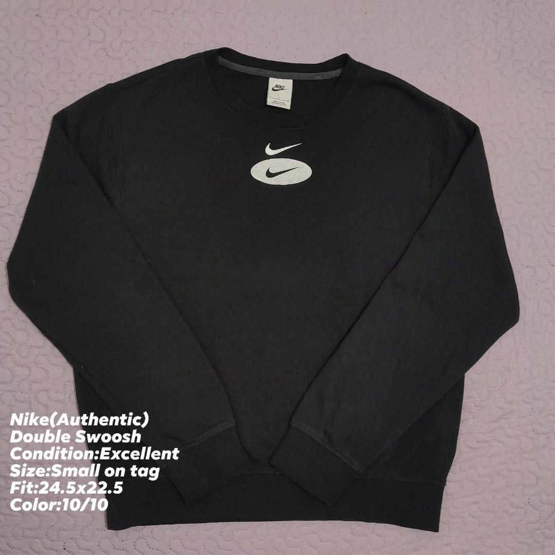 Nike Double Swoosh (Category: Activewear) located in Calamba. Submitted by thrift0917 (Listing ID 1464412202, Image 1). Description: Nike Double Swoosh Bago mag-check out, paalala lang po na ang ating mga paninda ay ukay-ukay/pre-loved clothing. Pinili at nilabhan naman natin ito nang maayos, pero paki-manage pa rin po ang inyong expectations. Normal lang ang minimal signs of use, pero bawi naman sa ganda at bagsak-presyo! Happy shopping!.