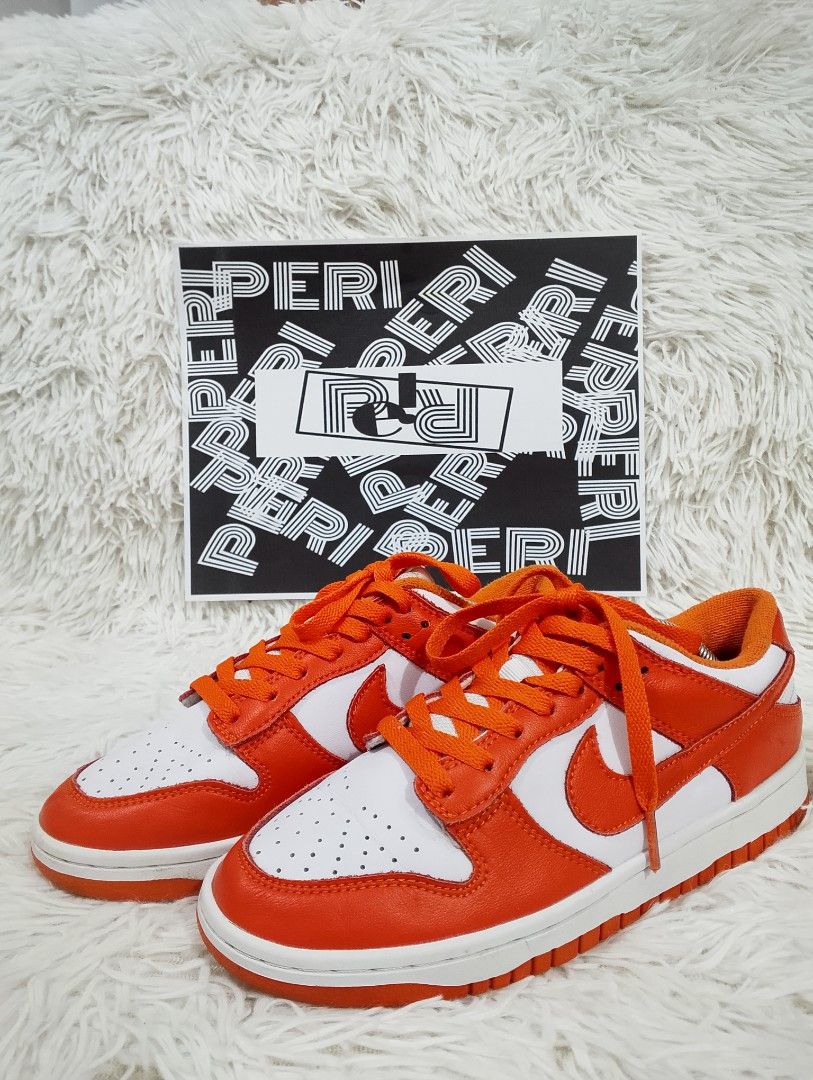 Nike Dunk Low Syracuse (Category: Sneakers) located in Manila. Submitted by mari_1979 (Listing ID 1464387463, Image 3). Description: Selling Nike Dunk Low Syracuse Excellent Condition Women's Size US 6.5 Men's Size US 4 23.5 cm.