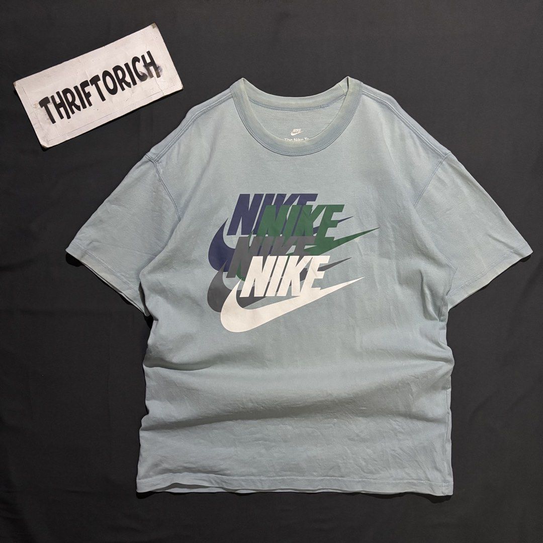 NIKE MULTI LOGO SHIRT (Category: Tshirts & Polo Shirts ) located in Taytay. Submitted by dwinsapparel (Listing ID 1464461916, Image 1). Description: NIKE MULTI LOGO SHRT W-21 L-27 EXCELLENT CONDITION NEED WASH COMPLETE TAGS.