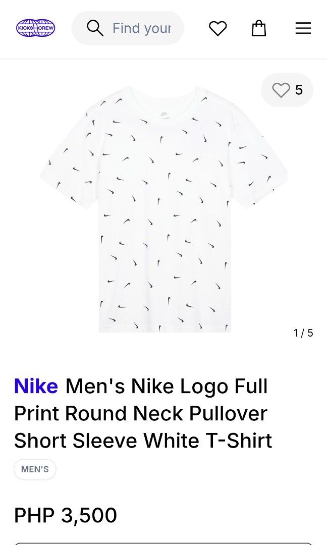 NIKE MULTI SWOOSH LOGO TSHIRT (freeshipping) (Category: Tshirts & Polo Shirts ) located in Quezon City. Submitted by gyl-stop (Listing ID 1464531703, Image 2). Description: free shipping 20 x 28.5 excellent condi cr: 9.8/10 issue: none.