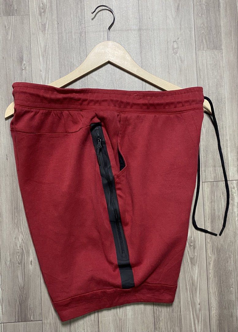 NIKE TECH-FLEECE SHORTS - RED (Category: Shorts) located in Manila. Submitted by ztfirtfritz (Listing ID 1464445677, Image 3). Description: NIKE TECH-FLEECE SHORTS - RED LEGIT 805160-608 MEASUREMENTS” WAIST: 32-36 (STRETCH) OPEN LEG: 10 LENGTH: 17 ABOVE THE KNEE EXCELLENT FLAWS: MINOR FRAYING SCRATCH AT THE BACK STILL PRESENTABLE 600 + SF.