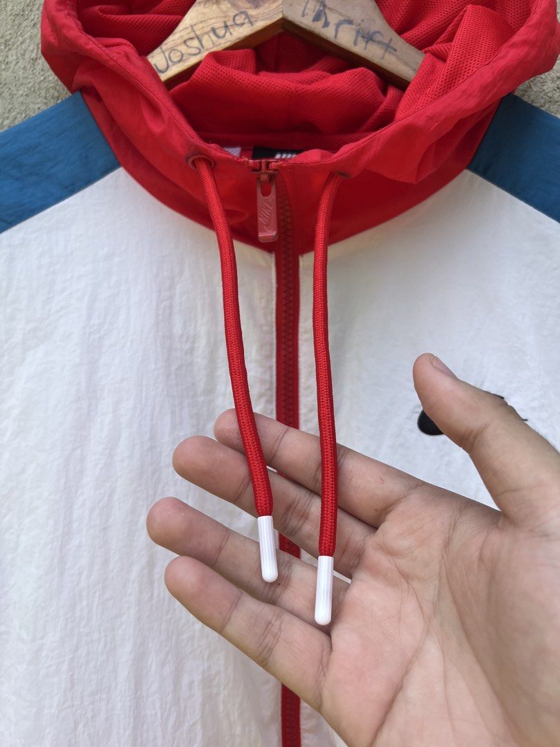 Nike Woven Tri-Tone Windbreaker (Category: Coats, Jackets and Outerwear) located in Calamba. Submitted by joshuathrift22 (Listing ID 1464501998, Image 3). Description: Nike Woven Tri-Tone Windbreaker XXL on Tag Width : 24-25 Length : 29-30 Color Rate : 10/10 No Issue Excellent Condition PM/DM ME DIRECTLY IF INTERESTED!.