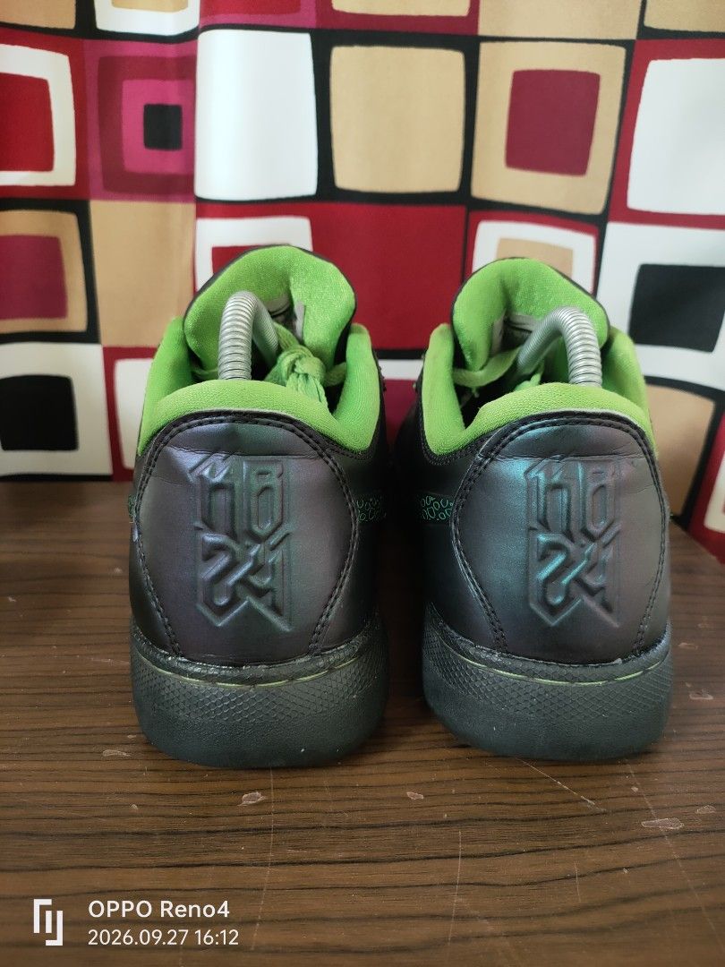 Nike Zoom KB 24 (Category: Sneakers) located in Naga. Submitted by yourbartender13 (Listing ID 1464494596, Image 2). Description: Nike Zoom KB 24 Colorway: Metallic Purple/Green Size: 8.5 US/42 EUR Condition: Good Issue: Minimal heel drag, scratches OG Pair Rare collectible Negotiable Add shipping fee.
