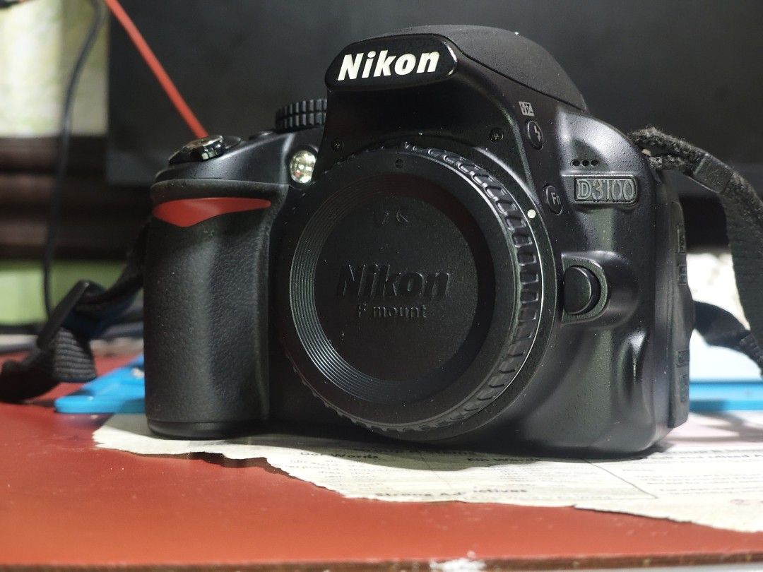 Nikon D3100 DSLR Camera Set: 18-55mm Lens + Accessories (Category: Cameras) located in Quezon City. Submitted by r_rex54321 (Listing ID 1464390821, Image 2). Description: Selling my Nikon D3100 DSLR camera set. Suitable for beginners who want to get into photography. Camera Specifications - Model: Nikon D3100 - Type: Digital SLR (DSLR) - Sensor: 14.2 MP DX-format CMOS - Image Processor: EXPEED 2 - ISO: 100–3200 (expandable to 12800) - Continuous 