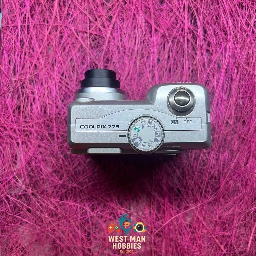 Nikon digicam camera (Category: Cameras) located in Manila. Submitted by westmanhobbies-2022 (Listing ID 1464463426, Image 3). Description: Nikon Coolpix 775 rare unit (Preloved) 2mp ccd 3x zoom 9.3/10 body condition (sellers rate) Zoom working Flash working All buttons working - super slight lcd burn halos parang di burn. Output not affected Inclusion Unit, battery Disclaimer: We do not accept returns, exchanges, or refunds. Unli videocall to ch