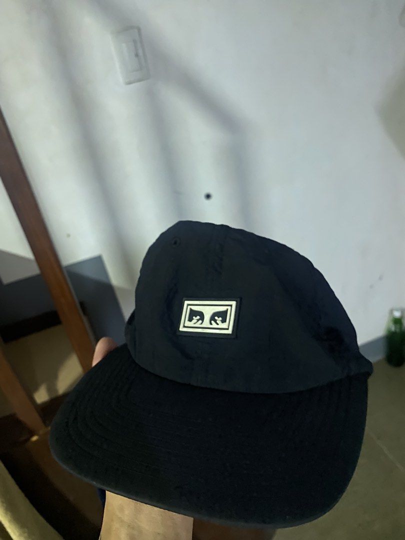 OBEY Black Nylon Cap (Category: Caps & Hats) located in General Trias. Submitted by street_lurk (Listing ID 1464418082, Image 1). Description: FOR SALE P1000 - Brand: OBEY - Color: Black - Material: 100% Nylon - Size: One Size Fits All - Features: Adjustable strap at the back, iconic OBEY eyes logo on the front - Condition: Great for everyday wear, shows minimal signs of use..