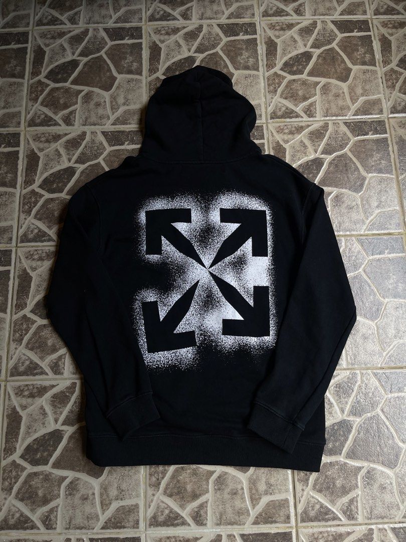 Off-White Hoodie (Category: Hoodies) located in Dinalupihan. Submitted by filledthrift.7 (Listing ID 1464523603, Image 1). Description: Off White Hoodie Dimes: 22.5x28 Color rate 9.8/10 No issue Brand new condition .